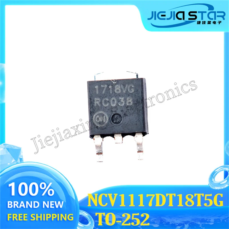 

NCV1117DT18T5G NCV1117DT18 Low Voltage Linear Regulator Chip 1718VG TO-252 100% Brand New and Original Electronics