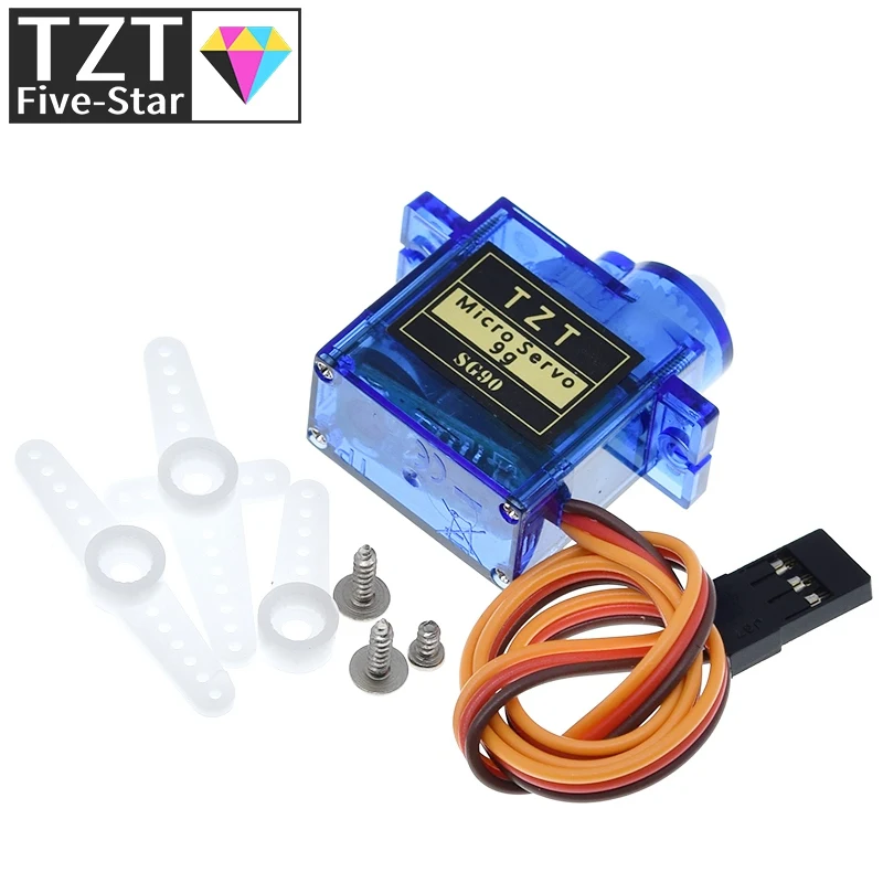 TZT  Official Smart Electronics Rc Mini Micro 9g 1.6KG Servo SG90 for RC 250 450 Helicopter Airplane Car Boat For Arduino DIY