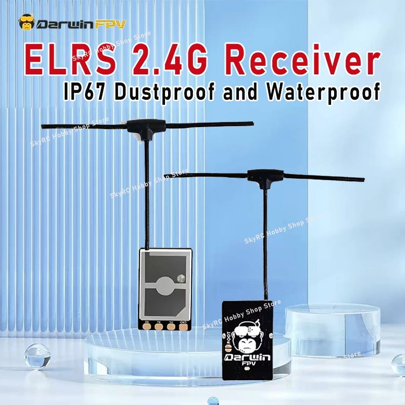 

DarwinFPV "Cement" Ultra Durable ELRS 2.4G Receiver IP67 Dustproof and Waterproof