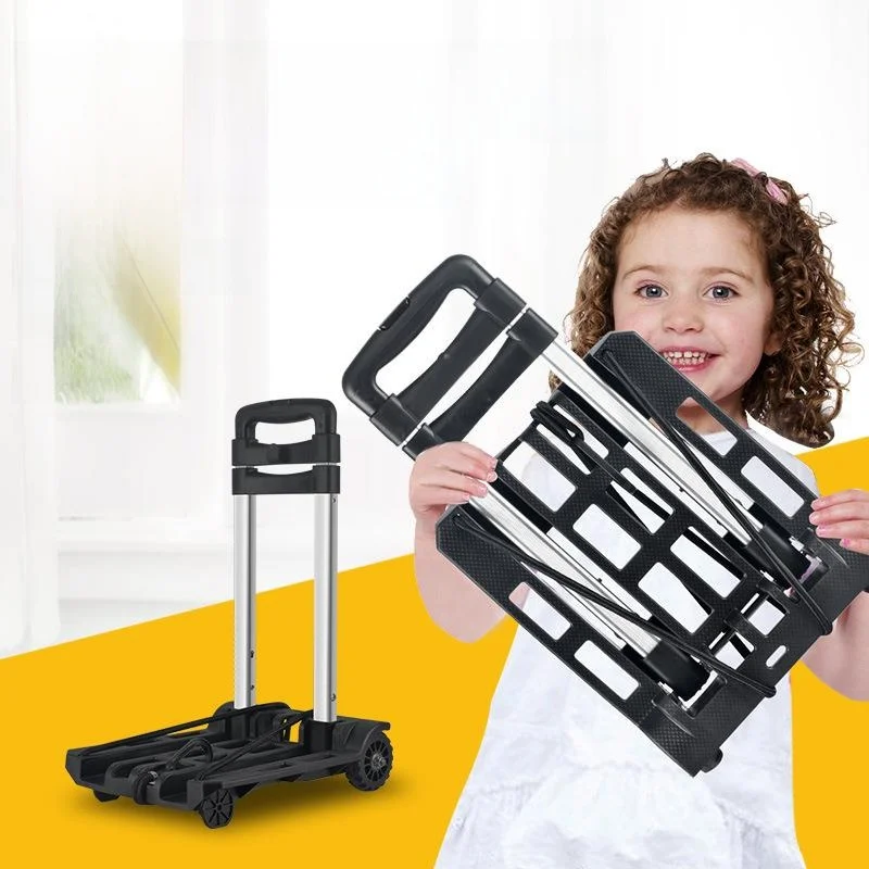aluminum-alloy-portable-hand-pulled-small-shopping-cart-lightweight-multi-functional-four-wheel-bearing-capacity-trolley