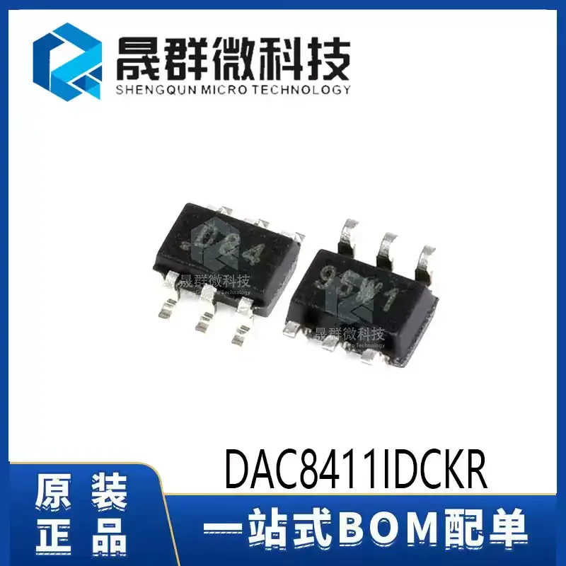 3-10pcs brand new original DAC8411IDCKR silk screen D84 SC70-6 16 bit single channel analog-to-digital converter IC
