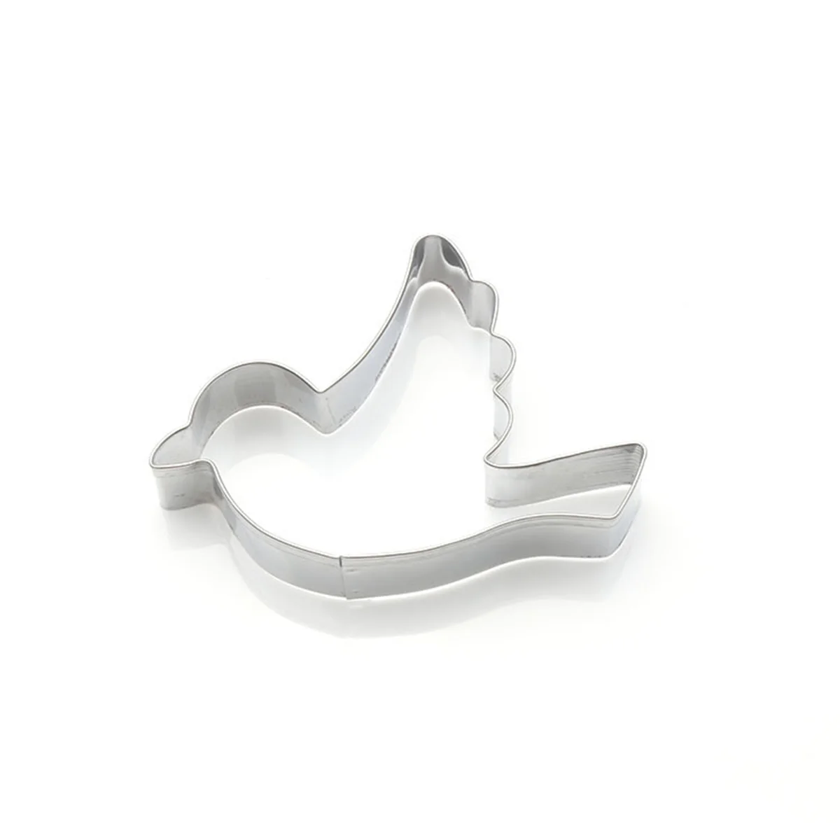 

4 Pcs Stainless Steel Cake Mold Baking Cookies Fondant Dessert Molds Non Demoulding pigeon shapes for cookies