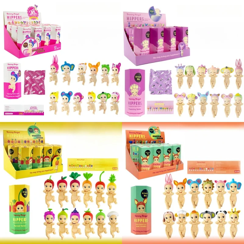 

12pcs Sonny Angel Cartoon Blind Box Car Decoration Mobile Phone Decoration Cupid Handmade Anime Doll Birthday Christmas Gift Toy
