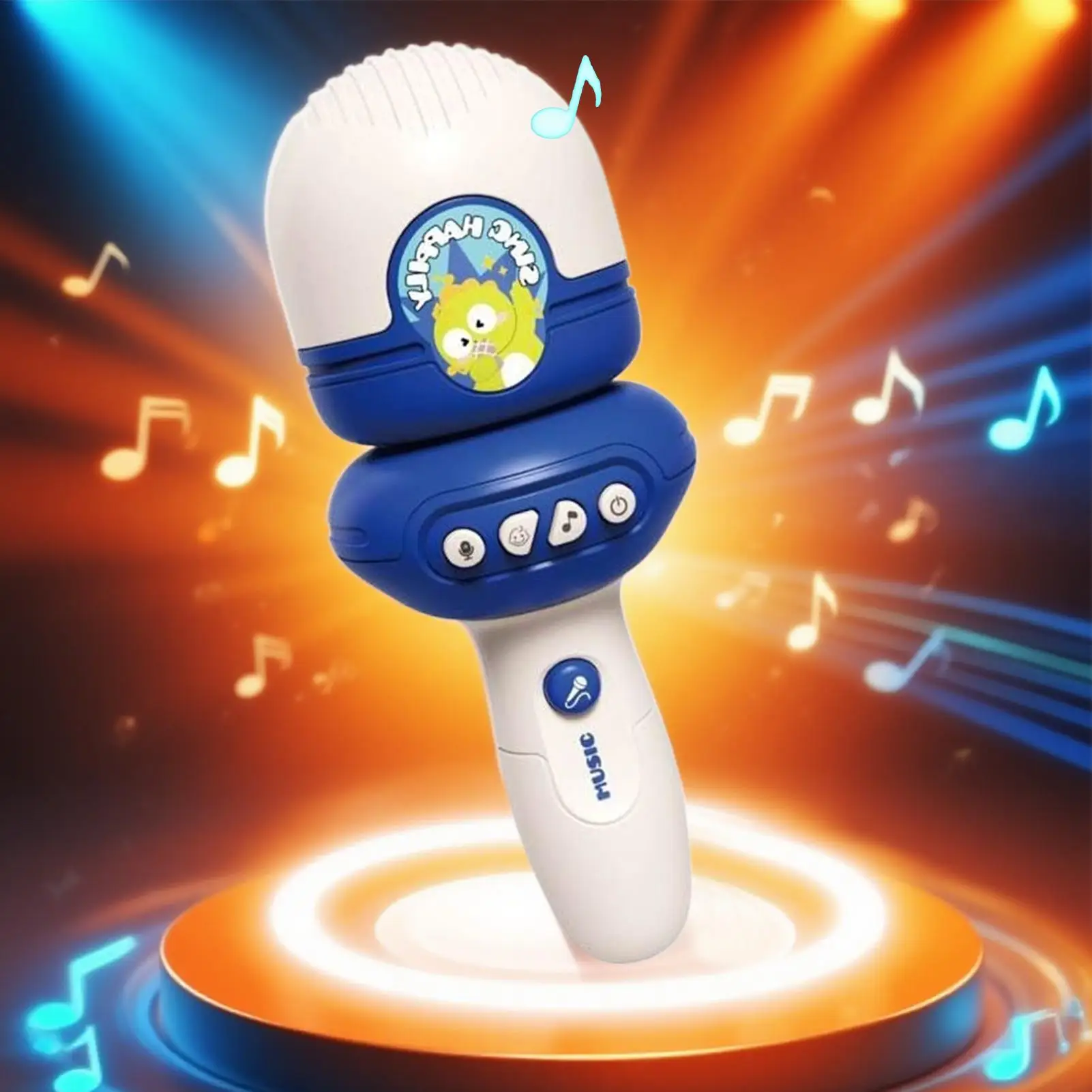 Toy Microphone For Kids Microphone Speaker Kids Voice Changer Toy Voice Changing Singing Device With Recording Function For 3
