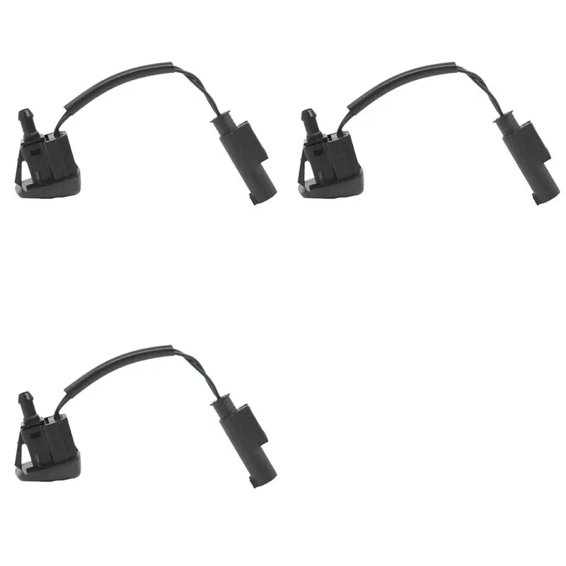 

Powerful 3X New Windshield Heated Washer Sprayer Nozzle Jet 61667046060 For -BMW 5 Series E60 E61 2004-2010 525I 528I 530I 535I