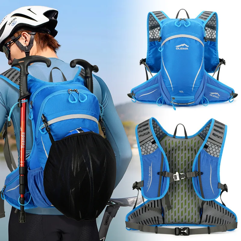 

Cycling Backpack Water Repellent Reflective Multi Function Ski Bag Running Pack Outdoor Sports Hiking Travel Camping Knapsack