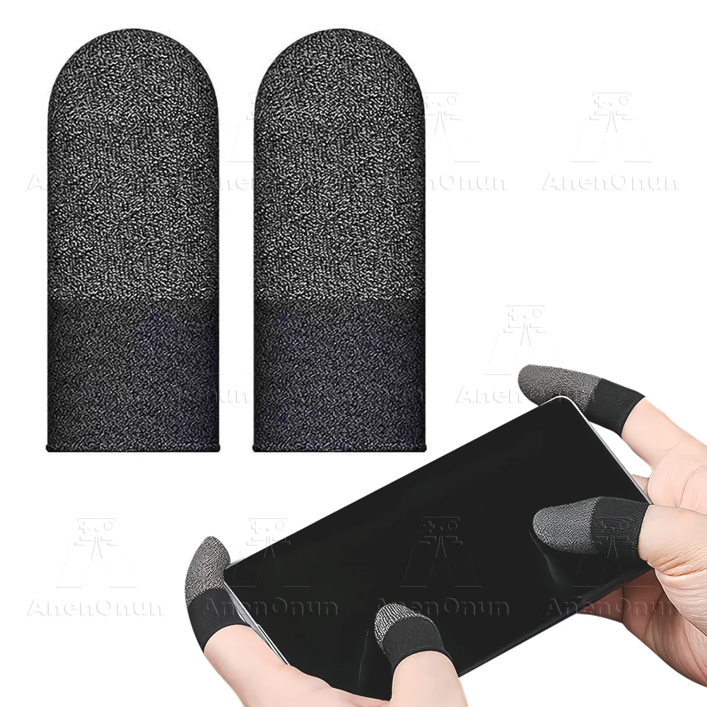 Gaming Finger Sleeves Precise Touch Points Responsive High Quality Anti-Sweat Anti-Slip Mobile Game Touchscreen Fingertip Gloves