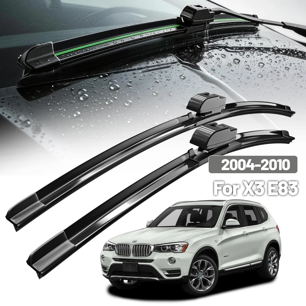 

Для BMW X3 E83 2004-2010: Комплект из 2 передних дворников (щетки стеклоочистителя) 2005, 2006, 2007, 2008, 2009 годов выпуска, аксессуары, 22"20"