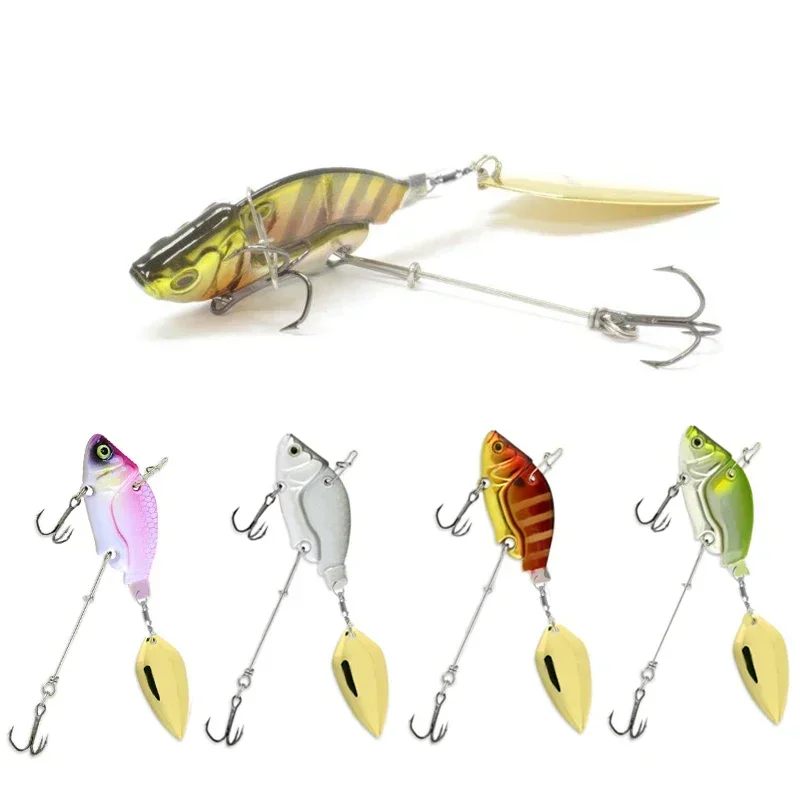 ZWICKE 13.6g 4.4cm Sinking Metal VIB Vibration Bait Spinner Spoon Fishing Lure Jig Trout Winter Fishing Hard Baits Tackle Pesca