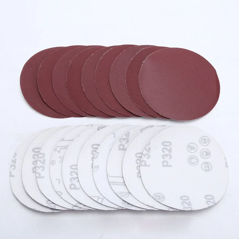 20pcs 4inch 100mm Round Sandpaper 40-2000Grit Abrasive Sander Paper Special Sandpaper Sanding Disk For Metal Wood Polishing