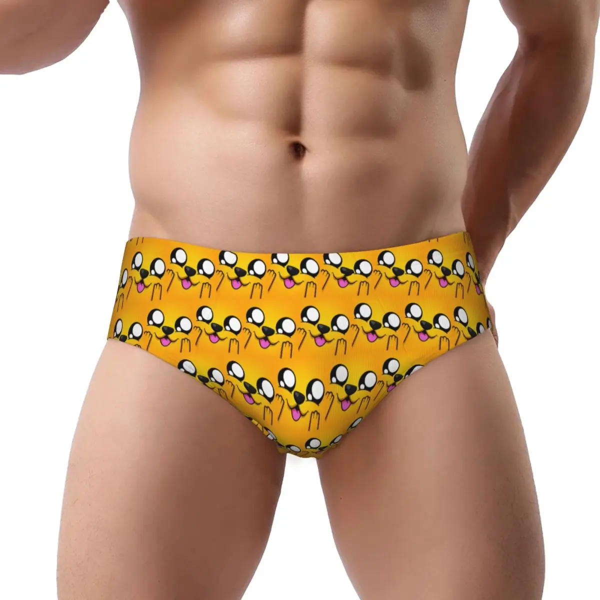 

Custom Men Animation Cartoon Mikecracks Men Brief Panties Male Breathable Underwear Underpants