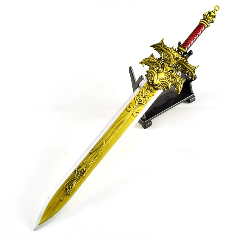 30cm/11.81in Creation of The Gods Gaming Peripheral Model Metal Craftwork Ornament Jue Sword Desktop Display Ornament Collection