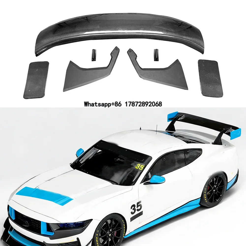 Carbon Fiber GT Style Rear Trunk Spoiler Wing for Mustang 2024+