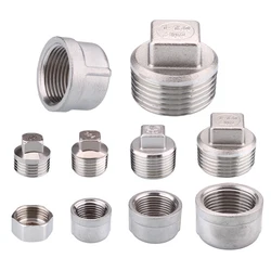 304 Edelstahl Quadratischen Kopf Stecker 1/8 