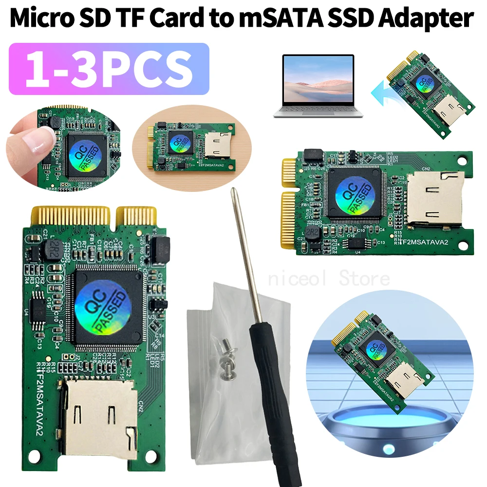 

Адаптер Micro SD TF Card к MSATA Встроенный промышленный мобильный твердотельный накопитель