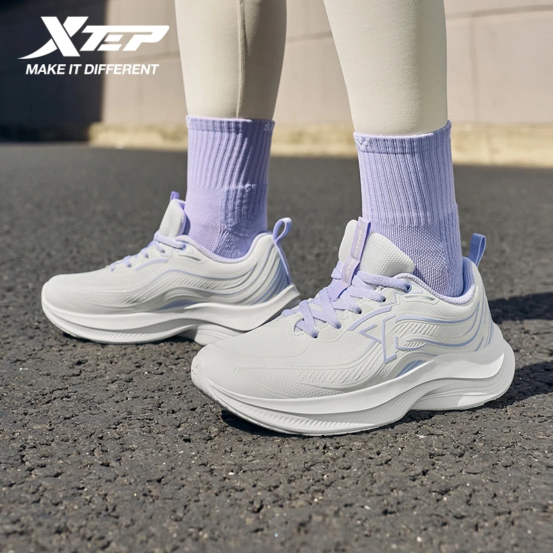 

Женские кроссовки Xtep 2025, зимние износостойкие легкие, мягкие, дышащие, прочные, удобные кроссовки 875418110036