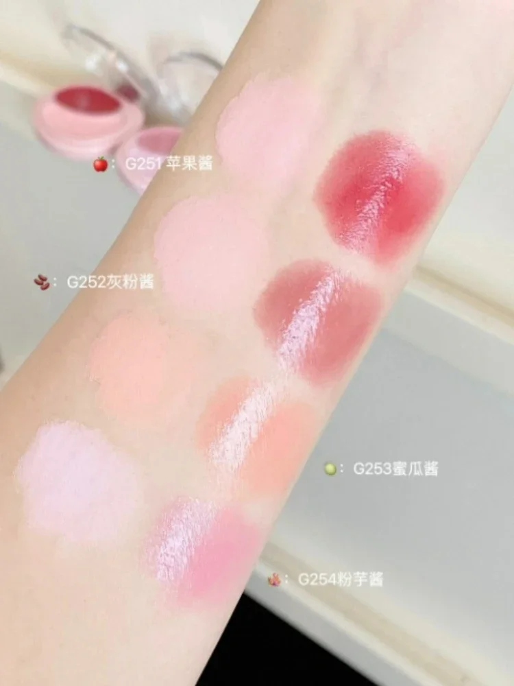 Joocyee cor dupla blush creme água luz bochecha pele inchaço atmosfera blush pó placa maquiagem facial