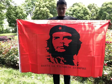 90x150cm Cuba Revolution Hero EI CHE Ernesto Guevara Flags Memorial Hero Flags for Women Men Gifts Indoor Outdoor Decoration