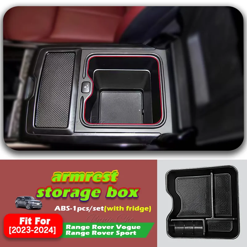 Auto-Aufbewahrungsbox für Range Rover 2013–2024, Innen-Armlehnen-Organizer für Range Rover Sport Vogue, Mittelkonsole, Aufräumtablett – Detail 4