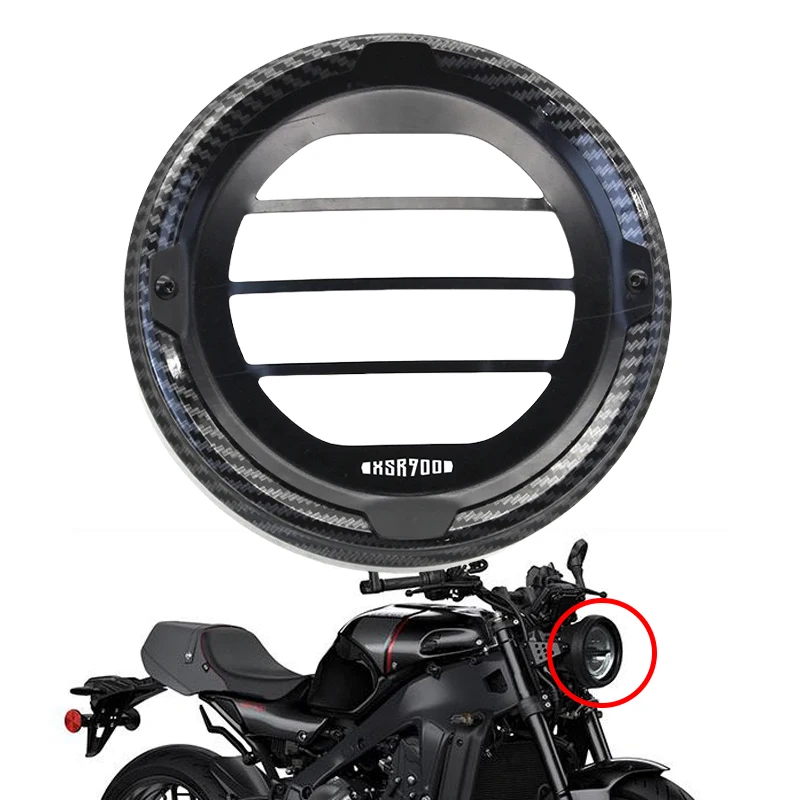 

Мотоциклетные аксессуары, защита фары XSR 900, запасные части для ремонта, накладка на гриль фары, подходит для Yamaha XSR900 2022-2023