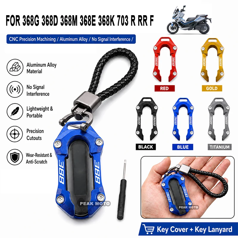 Motorcycle Electronic Start Key Cover Case Key Shell Keychain For ZONTES  ZT368G 368G 368E 368K 368M 368D 368 G E 2024 2025 2026
