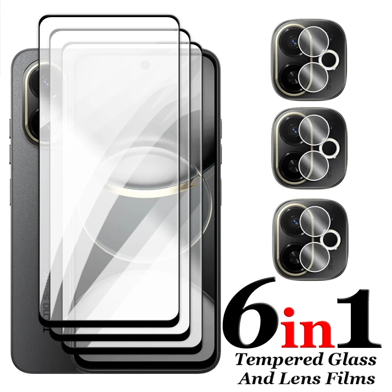 

For Tecno Spark 30C 5G Glass For Spark 30C 5G Tempered Glass 2.5D Full Cover Glue Screen Protector For Tecno Spark 30C 5G Film