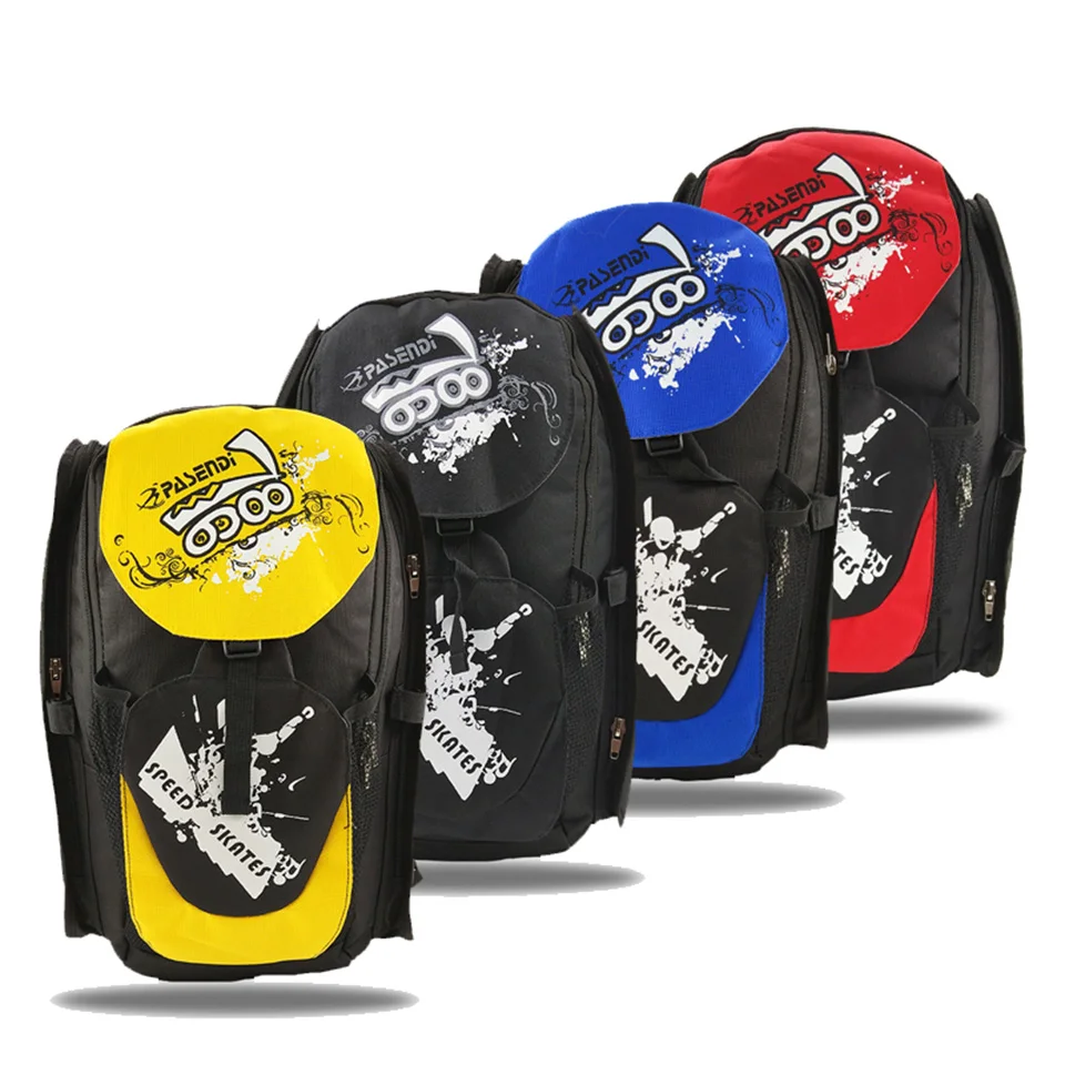 Speed Skate Backpack PASENDI Waterproof Oxford Cloth Roller Skates Container Shoes Bag Inline Speed Skates Slalom Skating Bag