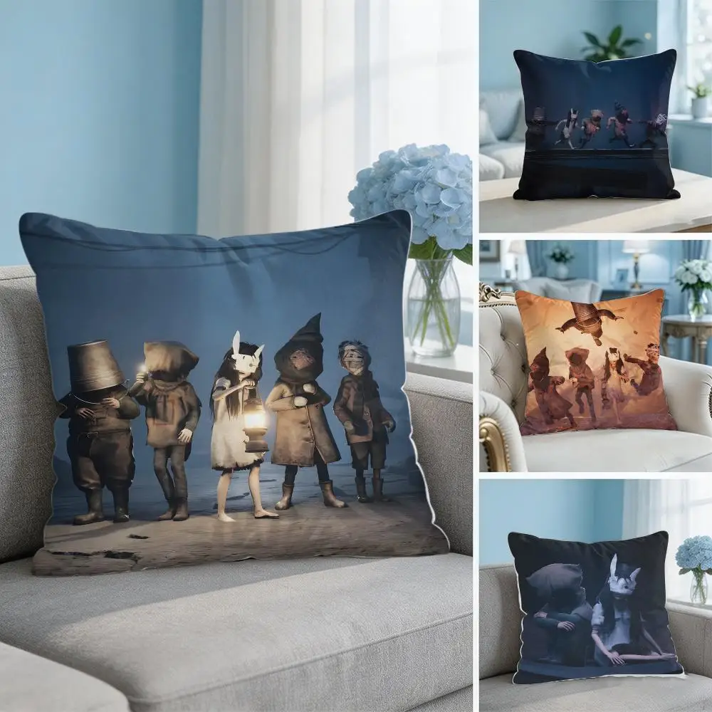 Video Game R-Reanimal Cushion Cover Soft Short Plush Throw Pillow Cover Hidden Zipper Cutecore Sofa Bedroom Home Decor