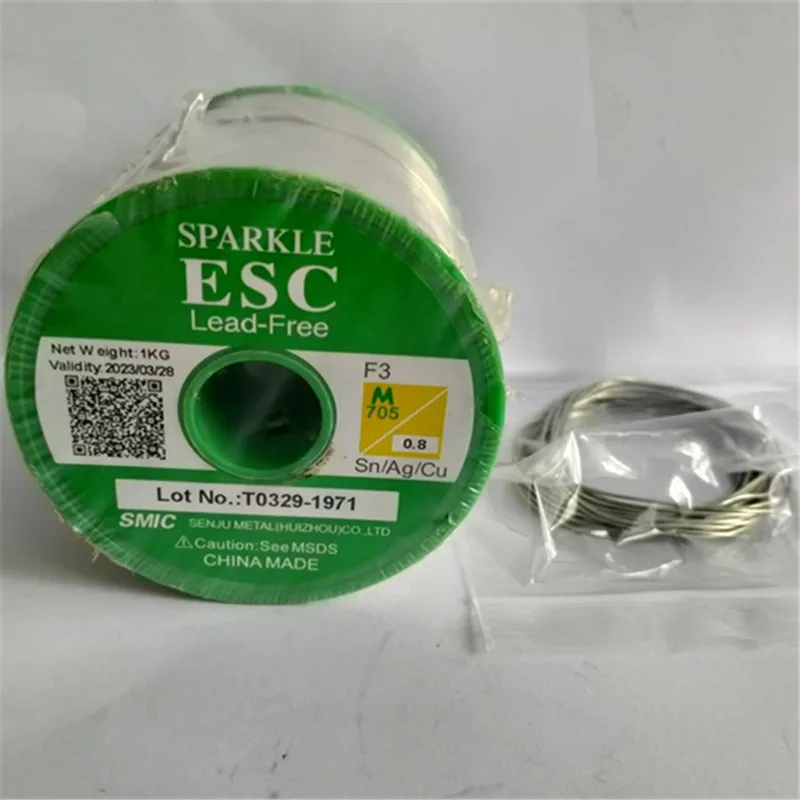 SENJU lead-free M705 silver solder wire 0.8MM environmentally friendly solder wire flux 3.0%