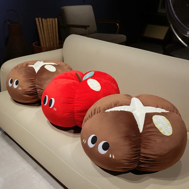 Kawaii Pilzförmige Plüschpuppen Simulation Pflanzenkissen Weiches gefülltes Kissen Schönes Apple Home Decor Schlafspielzeug