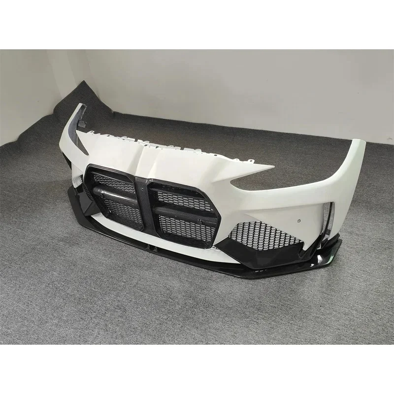 Upgrade Upgrd High-Quality Carbon Fiber D-Style Front Bumper Body Kit Mods