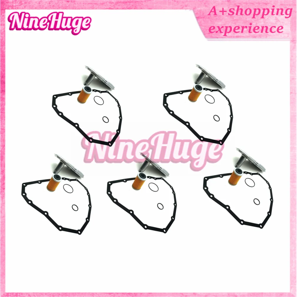 

5 комплектов новых прокладок охладителя фильтра коробки передач для Nissan Sentra Versa 2012-2019, аксессуары для коробки передач 33010-JF015 JF015E