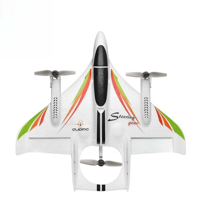 Brushless vertical takeoff and landing stunt multi-function remote control glider model