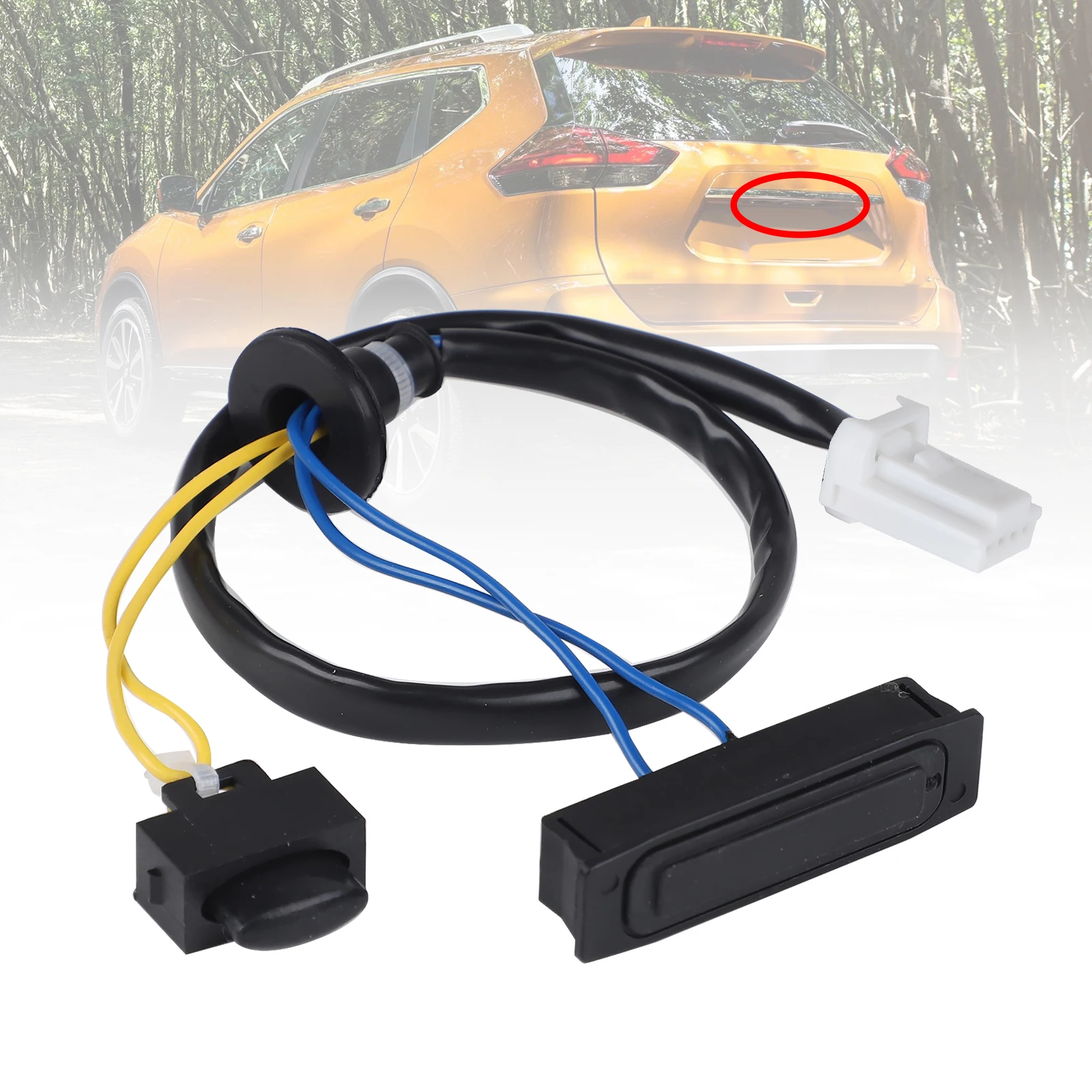 

Trunk Lock Release Switch 25380-JM00A 25380JM00A for Nissan Rogue 2008 2009 2010 2011 2012 2013 2014 2015 Trunk Lid Open Button