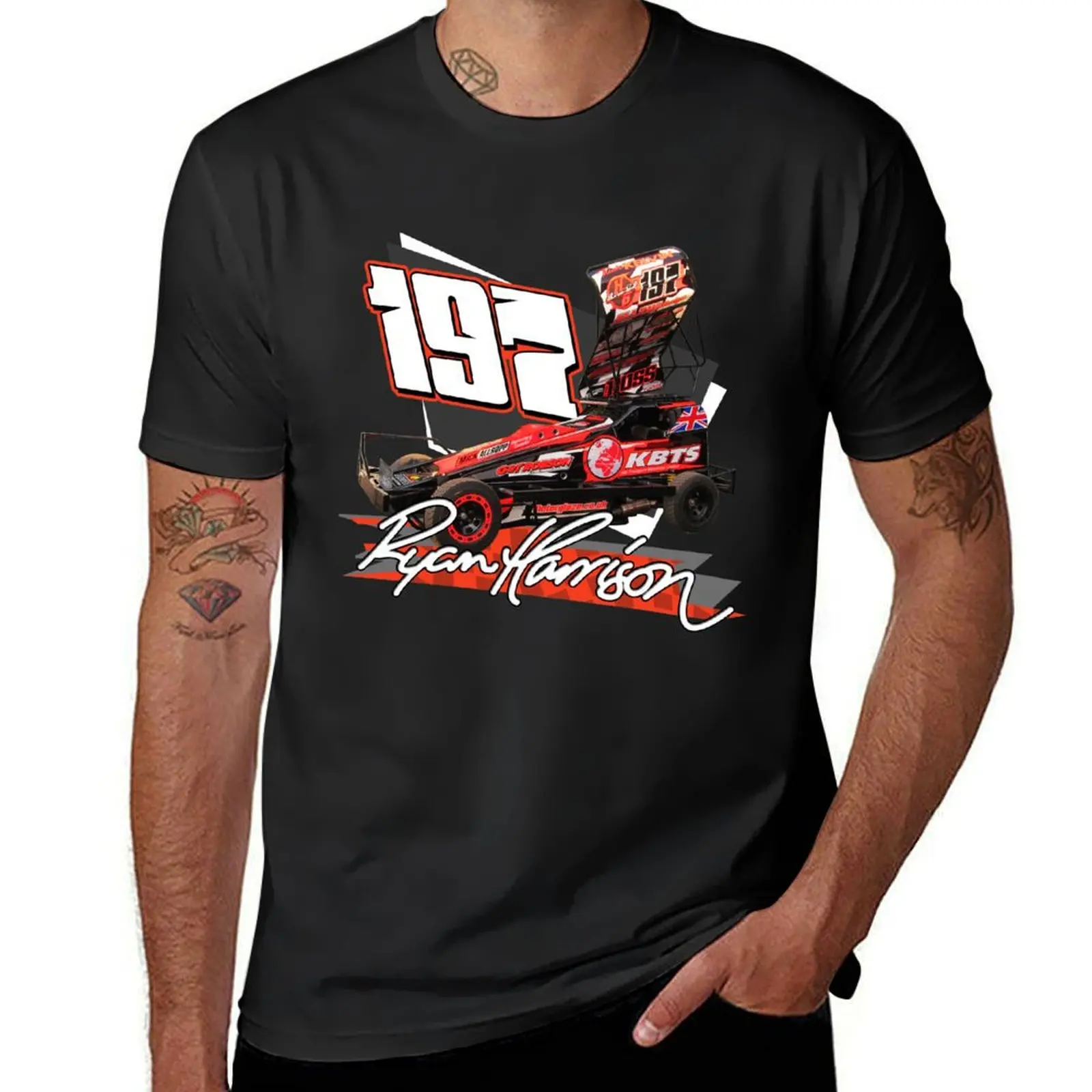 

197 Ryan Harrison Brisca F1 Stock Car 2021 T-Shirt vintage clothes heavyweights plain boys animal print mens t shirt