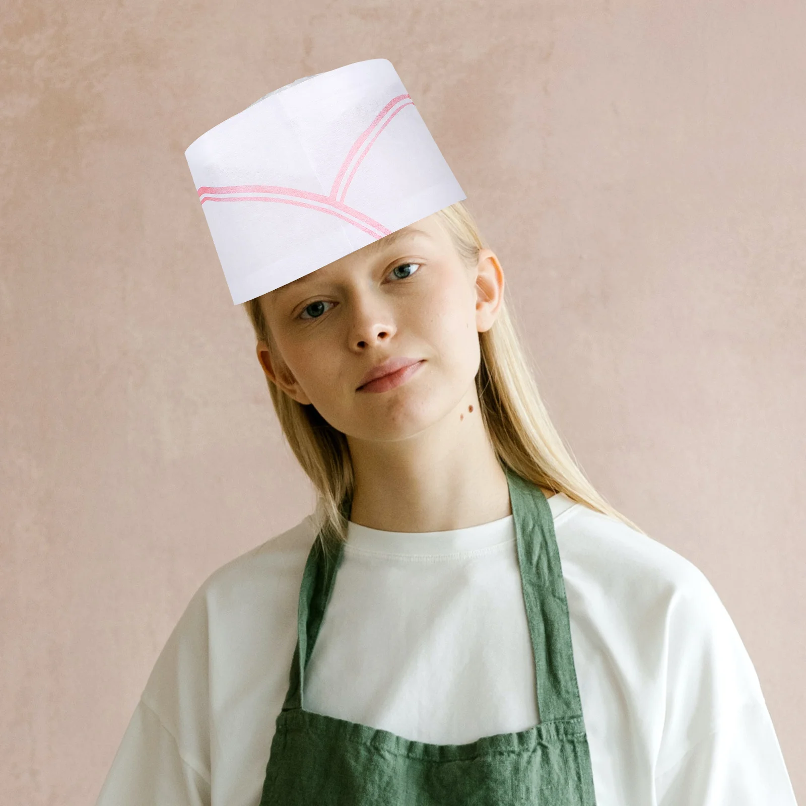 Chapeaux jetables en papier respirant, 40 pièces, casquettes de cuisine, restauration, chapeaux de cuisinier, chapeau de Chef jetable