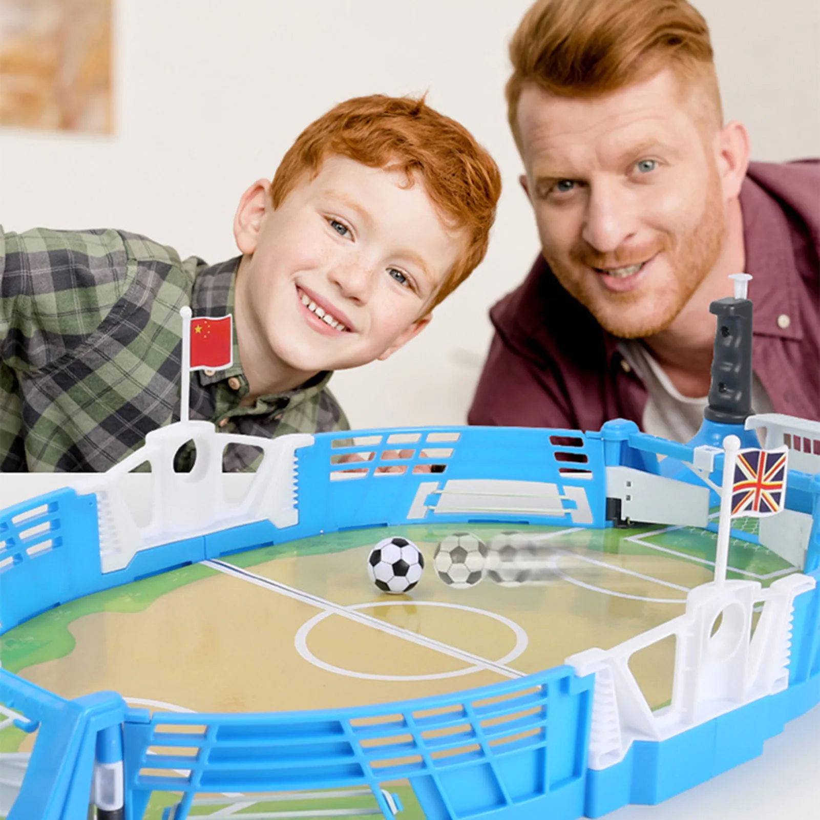Mini campo de futebol de mesa com bola brinquedos educativos para crianças brinquedo de jogo doméstico