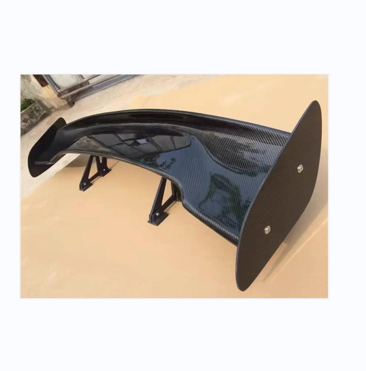 Carbon Fiber Universal Rear Spoiler Wing  for Manufacture Car Exterior Parts Universal Carbon Fiber Universal Rear Wing Spoiler