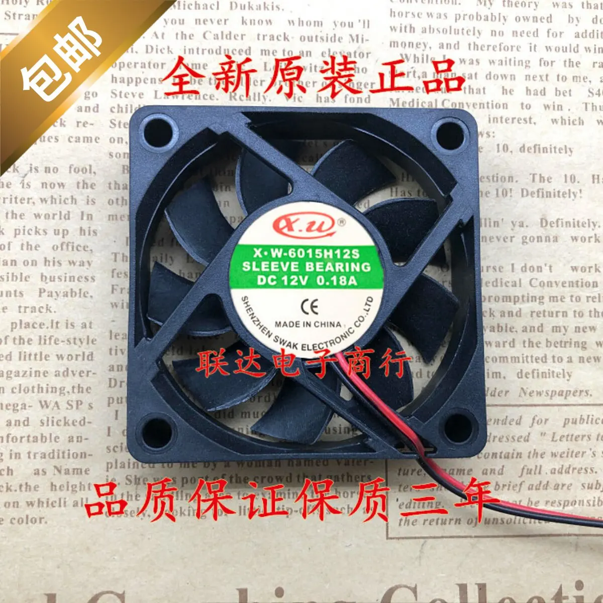 

X.W-6015H12S Power Supply Server Cooling Fan for 6015 12V Sleeve Bearing 60x60x15mm