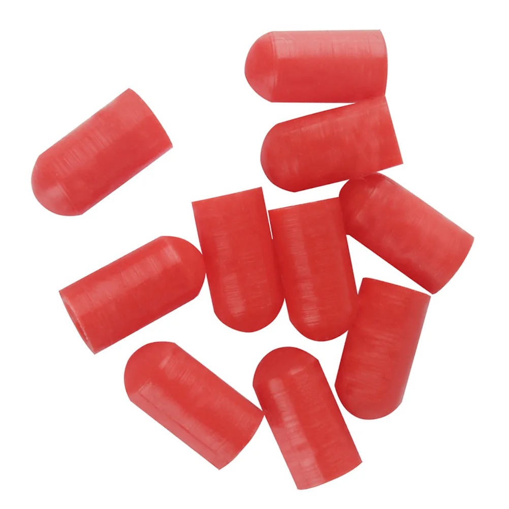 10 stuks siliconen drumstick tip beschermhoes voor stille praktijk drumstok mute tip beschermer drumstok beschermers cover