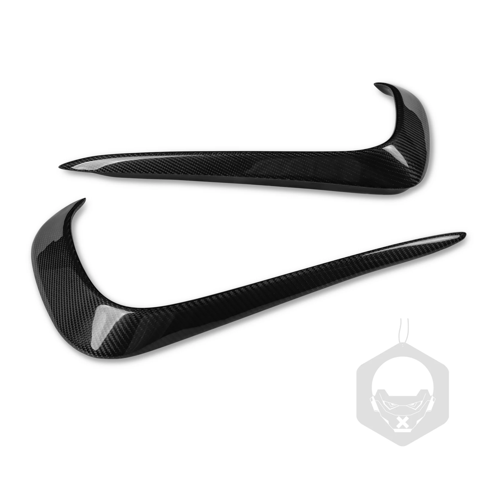 Front Bumper Lip Spoiler Cover Trim For Porsche Cayenne 9YO 9YA 2018-2023 Carbon Fiber Front Bumper Cover Wind Knife Splitter