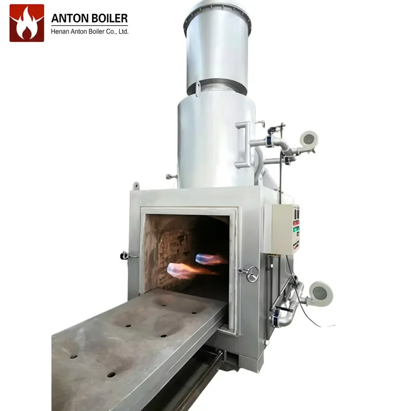 J . Boiler Special Steel Waste Incinerator 3-Chamber Gasification Combustion Medical Garbage Incinerator