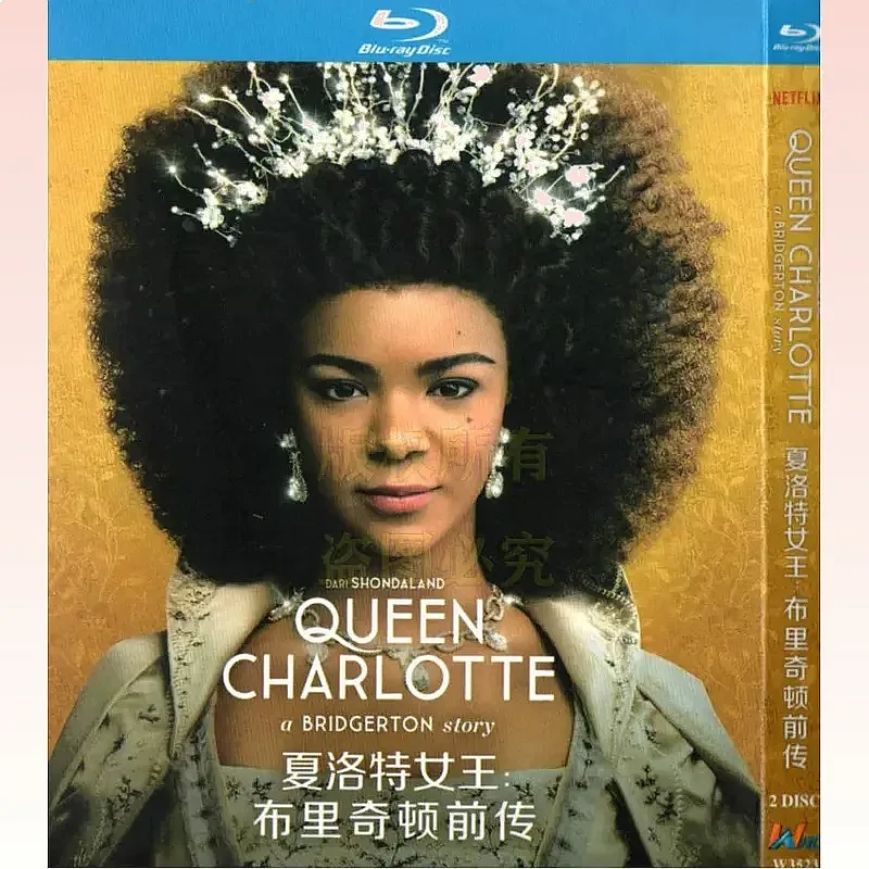 American Historical Biopic TV Series Queen Charlotte Bridgerton Prequel BD Blu-ray High Definition 2 Disc
