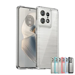 For Motorola Moto Edge 50 Pro Case For Motorola Moto Edge 50 Pro Cover Original Shockproof Hard PC TPU Silicone Phone Back Cover