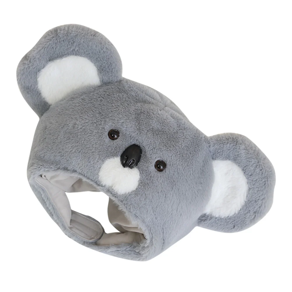 Koala Headband Hat Costume Headwear Plush Photo Hats Fun Animal for Cartoon