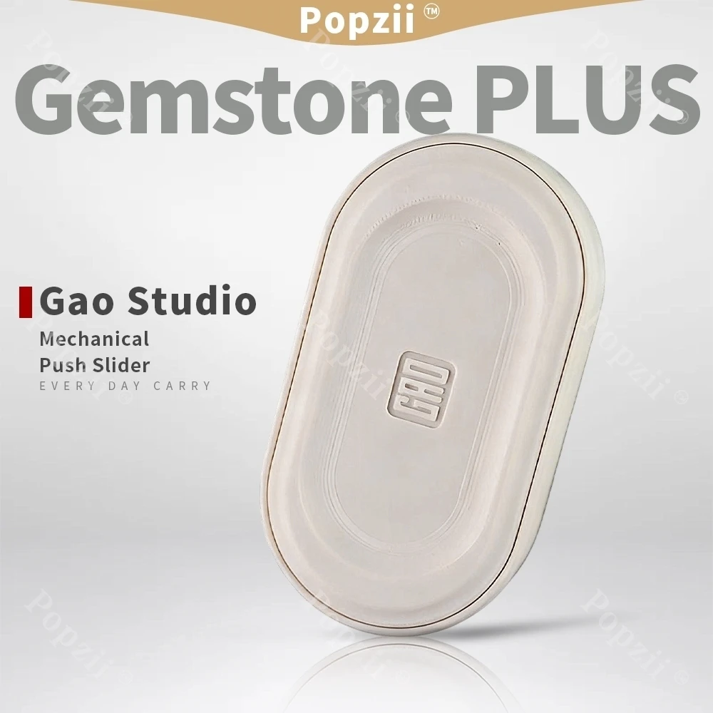 Gao Studio PC RICH COINS GEM PRO MAX Ímã Mecânico Fidget Slider Brinquedo de inquietação DingDing Push Slider Brinquedos de ansiedade