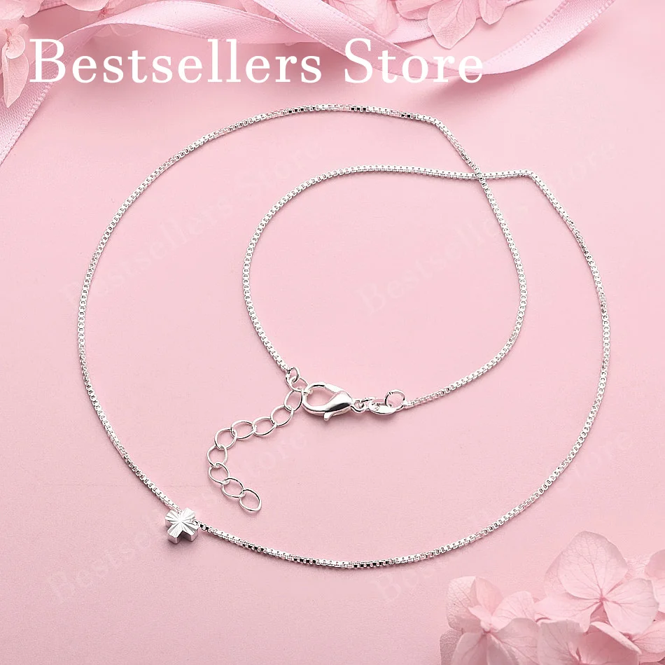 925 Sterling Silver Exquisite Mini Hexagonal Star Necklace for Women - Fashionable Party Wedding Gift Jewelry