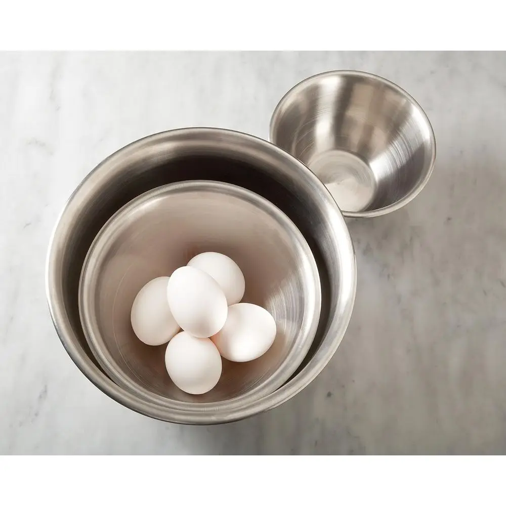 6.25-Quart Large Stainless Steel Mixing Bowl, 11.75 x 5.5, Metallic Finish