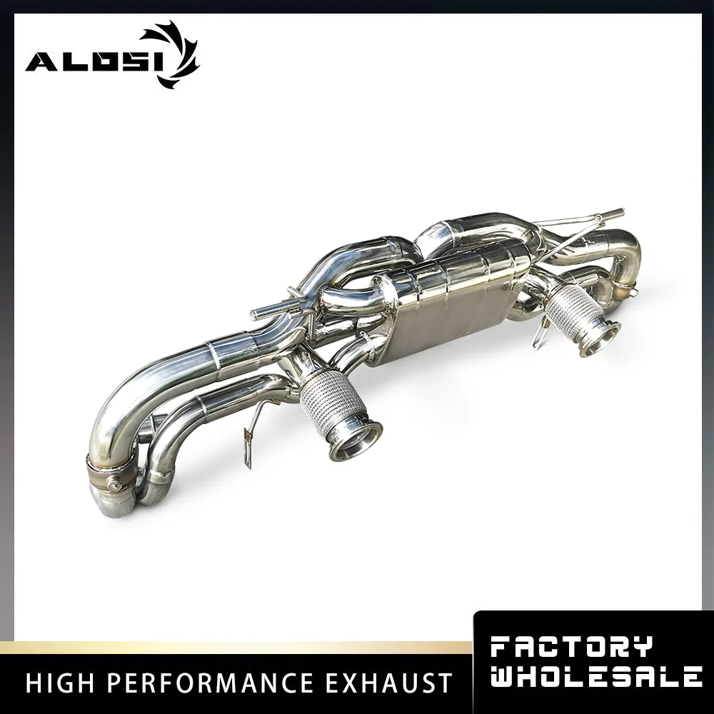 

Интеллектуальный клапан Cat Back Exhaust для Audi R8 V10 5.2l 2008-2016, высокопроизводительная модификация выхлопной системы, идеальная установка