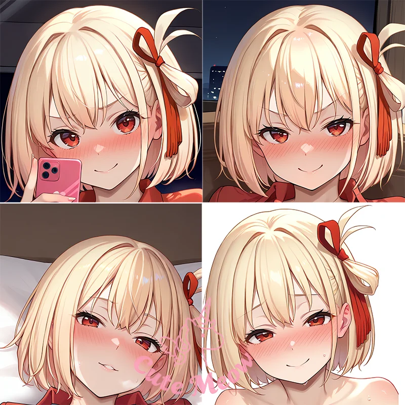 Nishikigi-Chisato Dakimakura anime DIY girl Double-sided Print Life-size body pillows cover Adult pillowcase